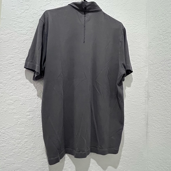 UNDER ARMOUR • Grey Men Short Sleeve Polo • L - Picture 3 of 5